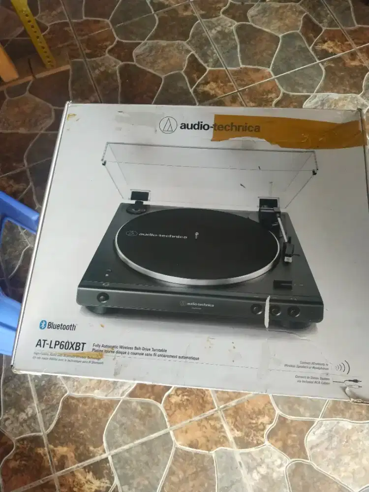 Audio Technica LP60X BT LP 60 X BT Black Turntable Vinyl Player
