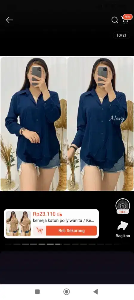 Sale 12pcs kemeja 4warna campuran ga seri