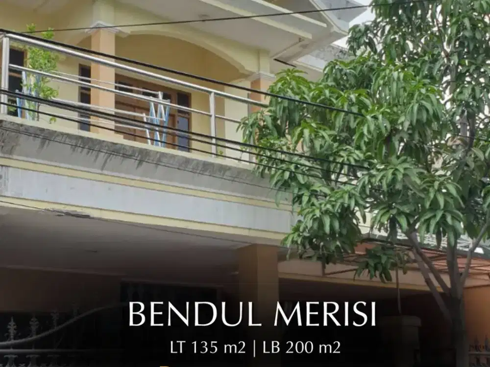 DIJUAL RUMAH 2 LANTAI DI BENDUL MERISI Surabaya