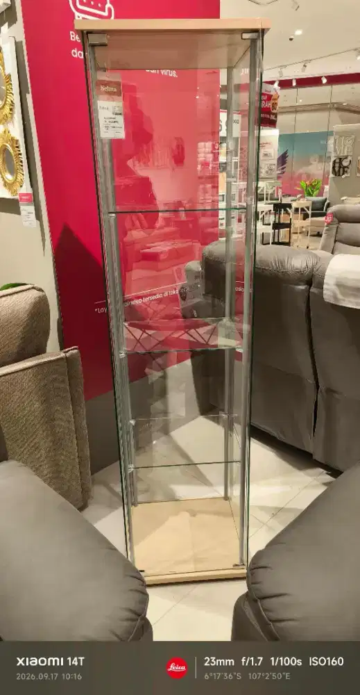 OBRAL LEMARI PAJANGAN TEMPRED GLASS