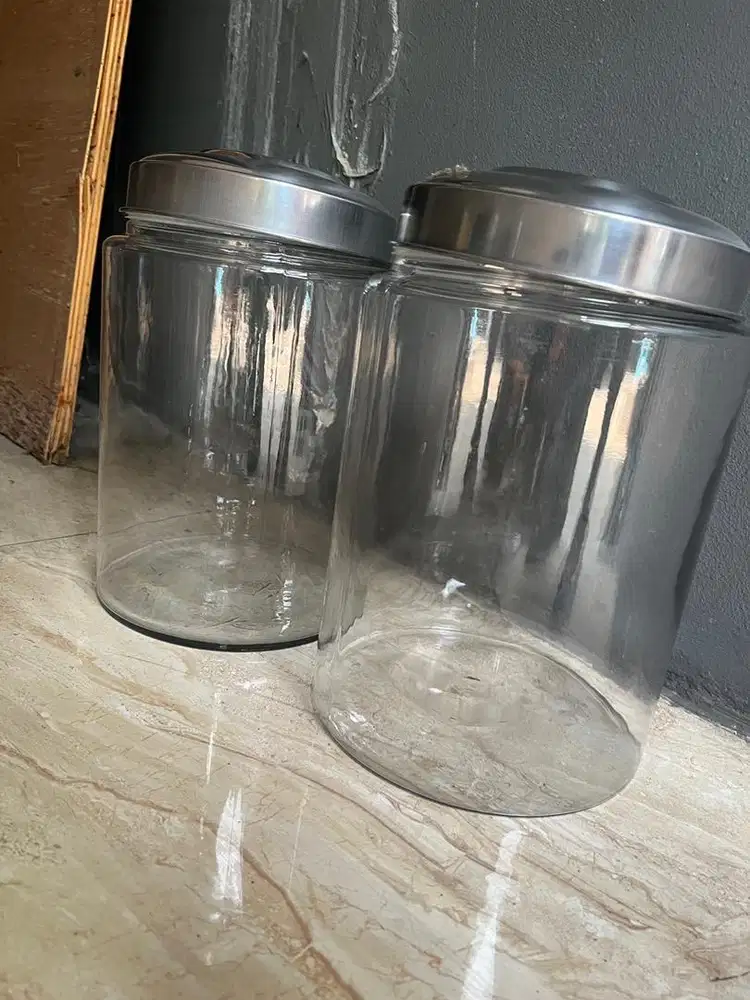 Toples kaca beling DLX toples Kedaung besar dan kecil