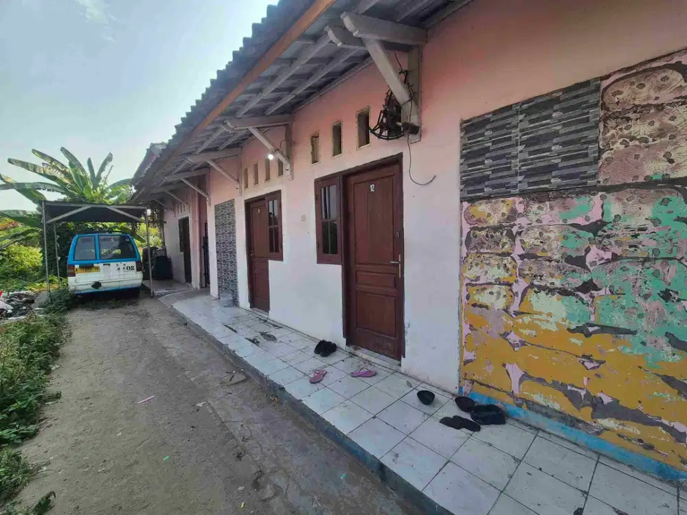 jual kontrakan 16 pintu surat SHM akses mobil strategis deket jalan raya