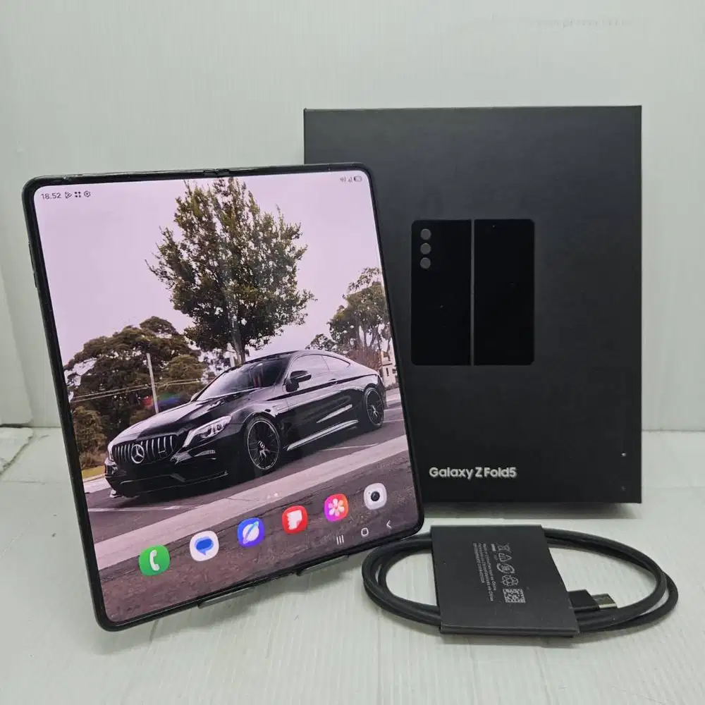 TERMURAH! SAMSUNG GALAXY Z FOLD 5 5G 12/512 BLACK EX SEIN NO MINUS KOM