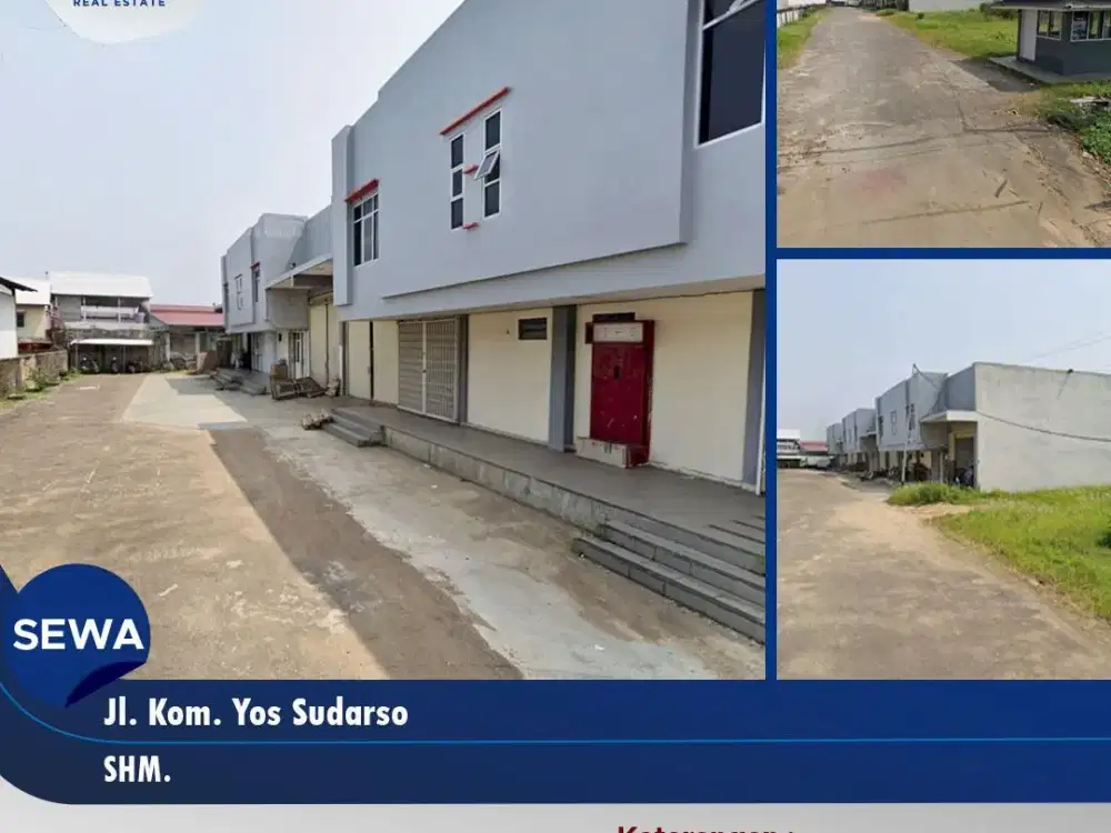 Disewakan gudang siap pakai lokasi kom yos sudarso, Pontianak