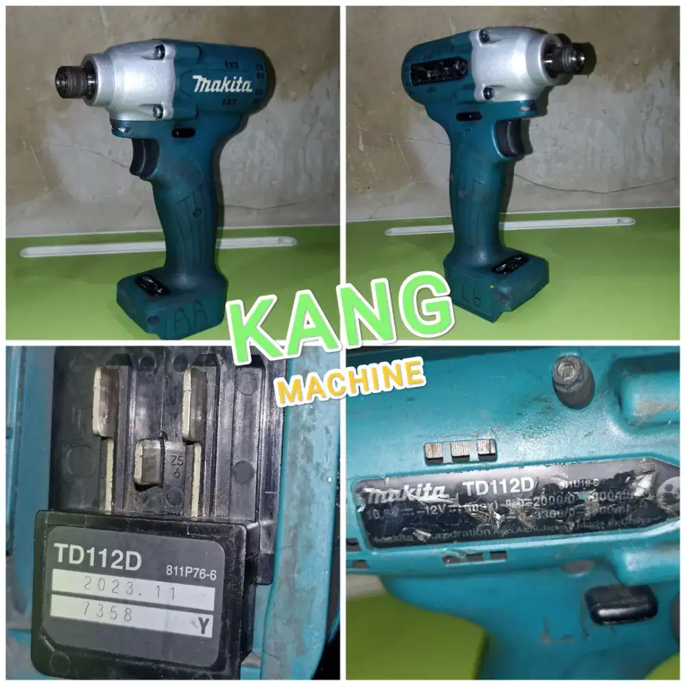 Makita TD112D impact driver cordless 12V CXT unit only/mesin saja