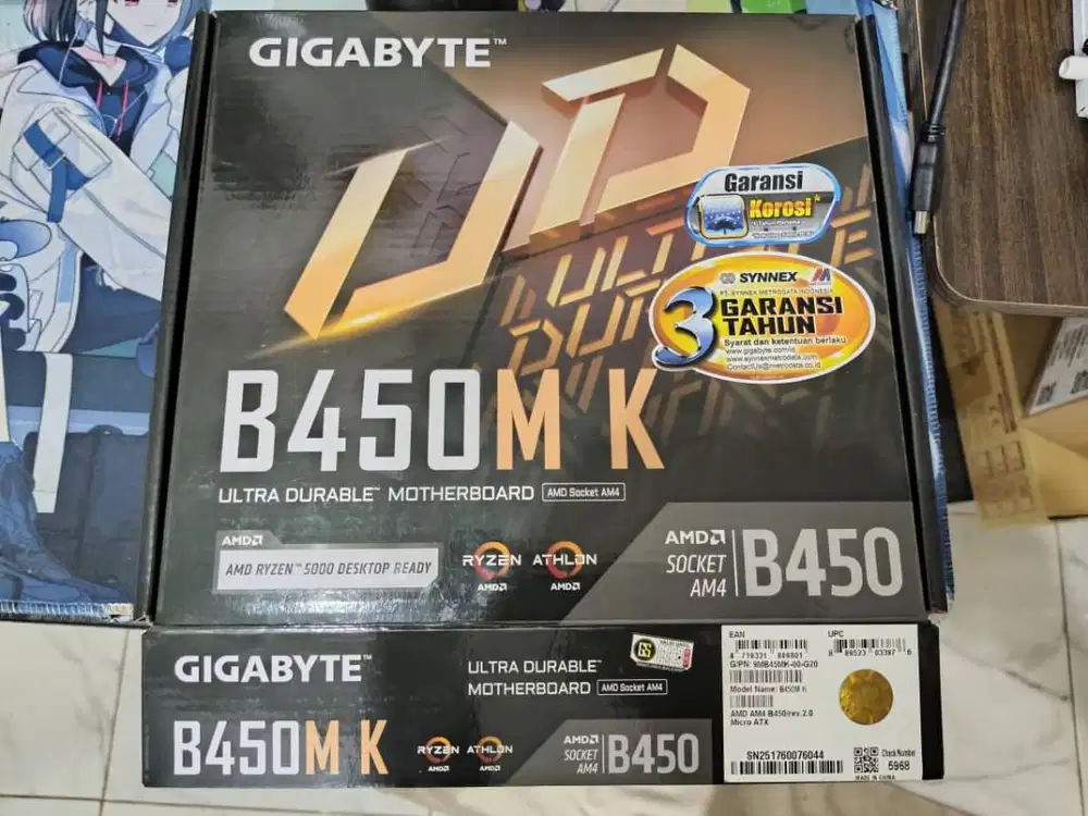 Motherboard Gigabyte B450M-K Socket AM4