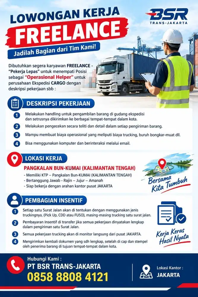 Lowongan kerja FREELANCE