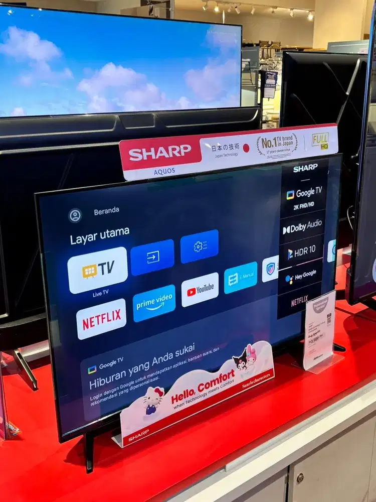 google tv sharp 43