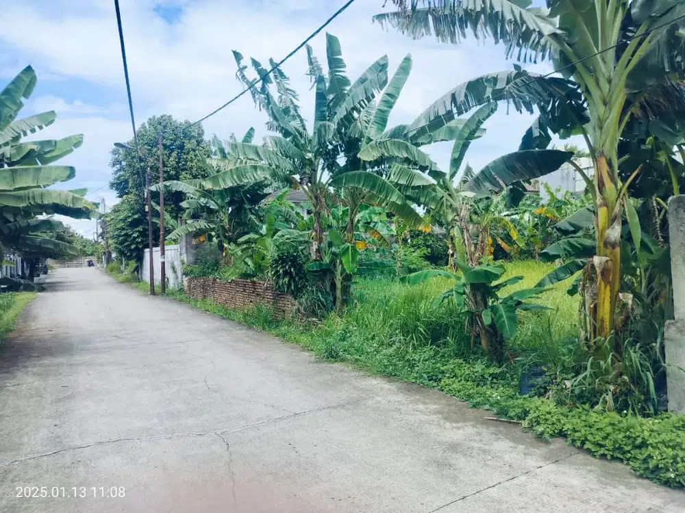 DIJUAL TANAH SHM 530 M PERSIS DIBELAKANG LRT CIBUBUR