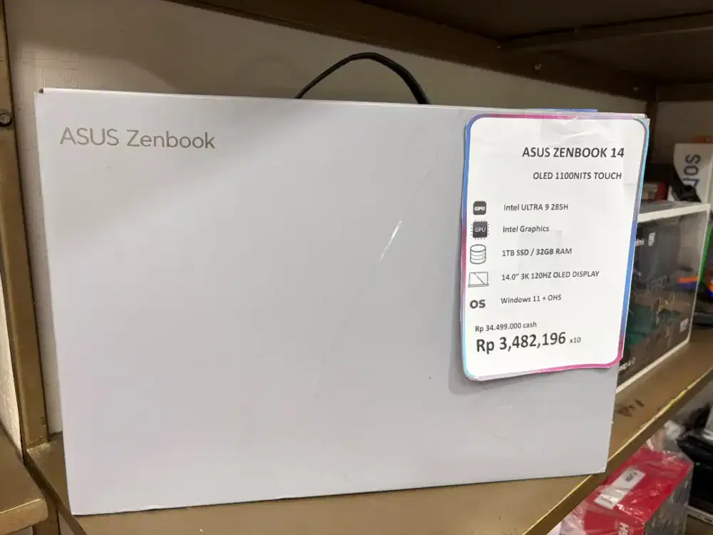 Laptop Asus Zenbook 14 Promo Cicilan Bunga 0%