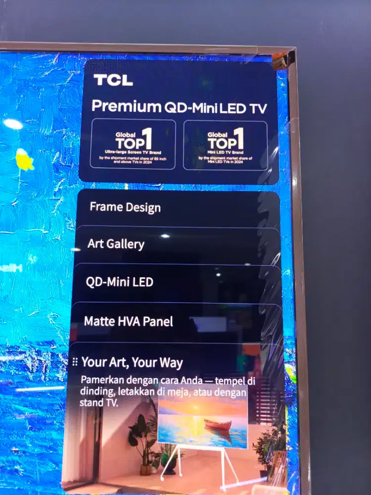 The Frame TCL 55A400PRO. NEW 2026. QD=MINILED