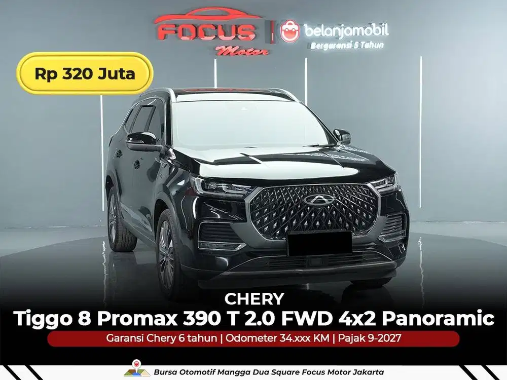 [ GARANSI 5THN ] Chery Tiggo 8 Promax 390 T FWD 4x2 2.0 2023/2024/2025