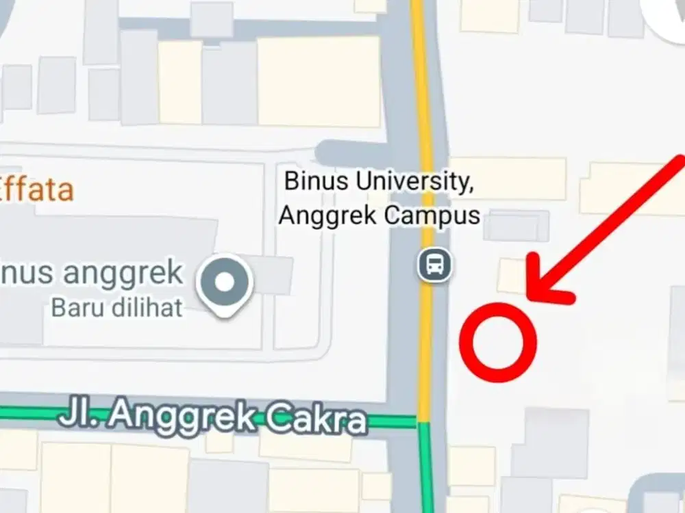 DIJUAL TANAH DEPAN BINUS ANGGREK DI JAKARTA BARAT!