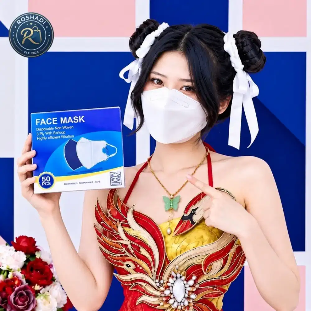 Masker Duckbill FaceMask 3ply 50pcs