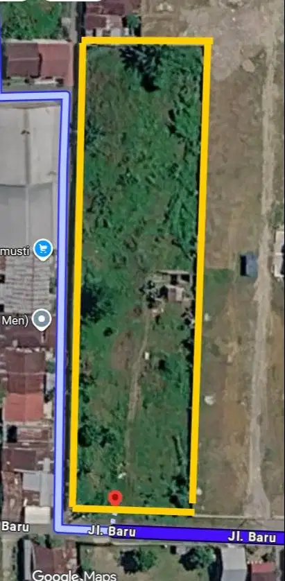 DIJUAL TANAH 2.000 M² LOKASI STRATEGIS JALAN BARU MARINDAL