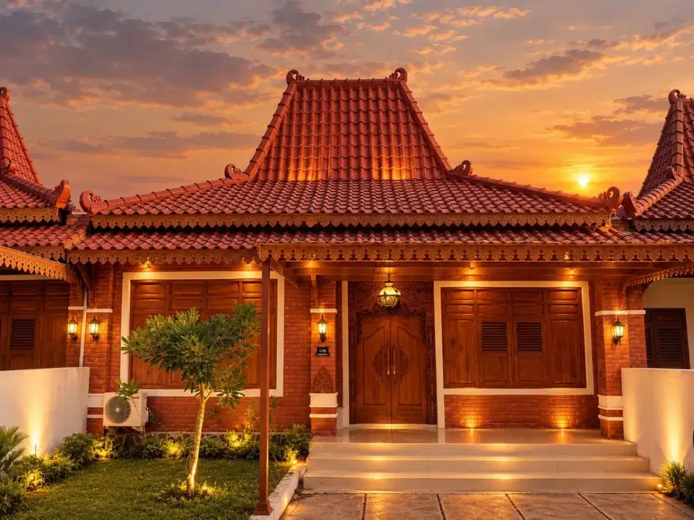 PROMO TERBATAS! RUMAH ETNIK MODERN SEMI HOMESTAY DI PRAMBANAN.
