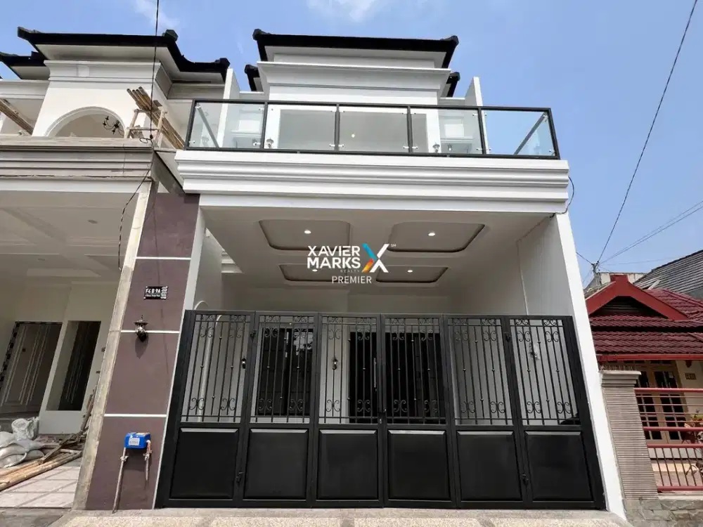 Dijual Rumah Baru Cantik American Klasik Dekat Exit Tol di Sawojajar Malang