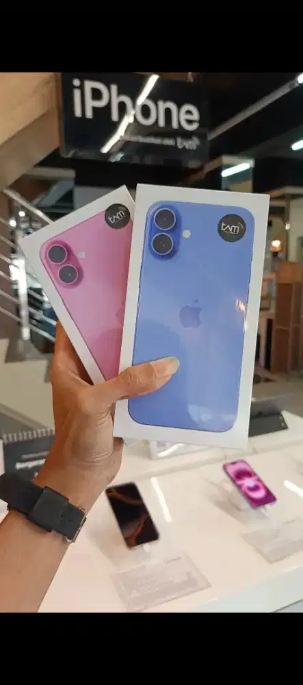 Diskon iPhone 16 Plus 128GB Cicil0% Free Adaptor 20W New Garansi Resmi