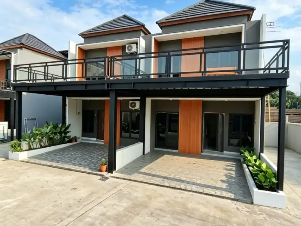 Cluster mewah 2lantai lokasi pinggir jalan raya Jatiwarna KPR DP0%