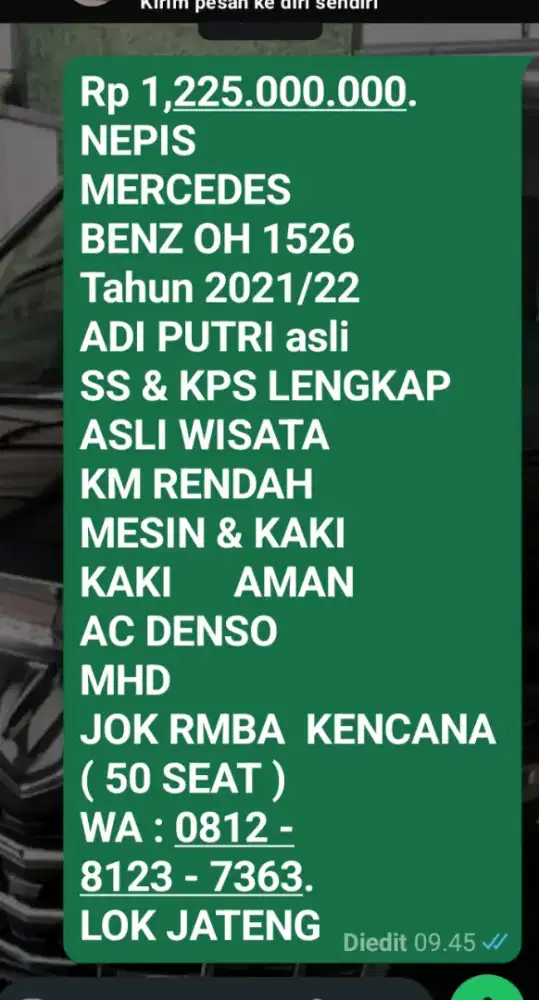 Dijual Mercedes benz