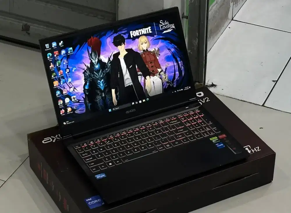 Type Laptop Axioo  Pongo 725 V2 Gaming Fulsett like new