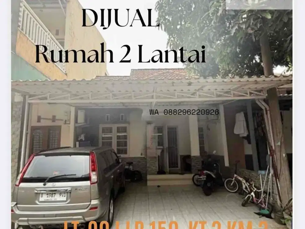 Dijual cepat rumah puri beta 2 deket halte busway
