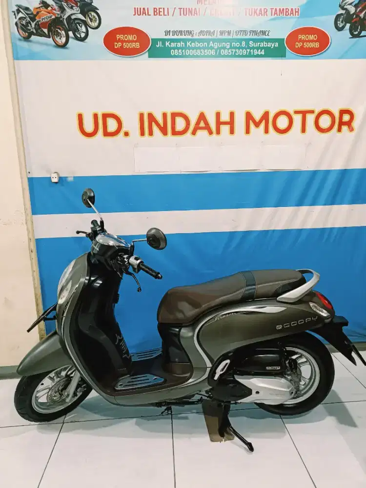 Coklat doff HONDA SCOOPY ESP PRESTIGE KEYLLES REMOT 2022 BISA KREDIT