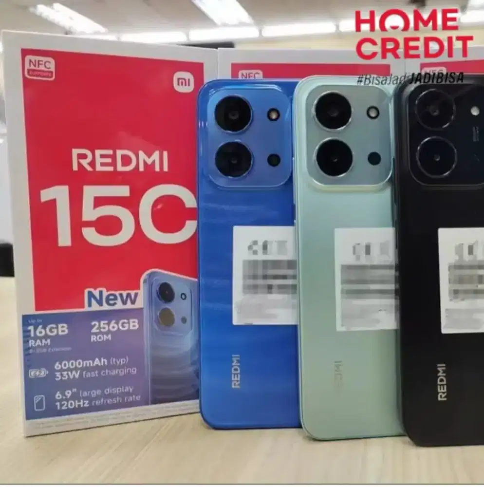 PROMO CICILAN TANPA DP BY HOME CREDIT REDMI 15C