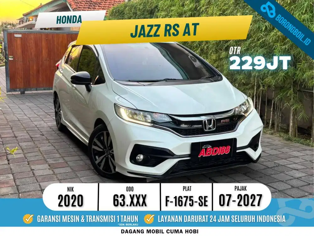 TERMURAH || HONDA JAZZ RS AT 2020