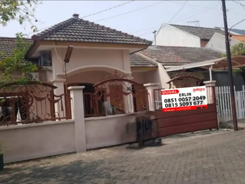 Rumah Manyar Jaya dekat Klampis, Dharmahusada, Merr, Araya (DND)