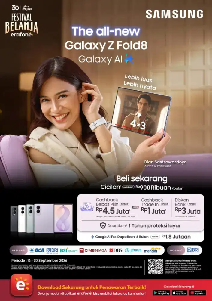 SAMSUNG GALAXY ZFOLD 8 PROMO SEPTEMBER