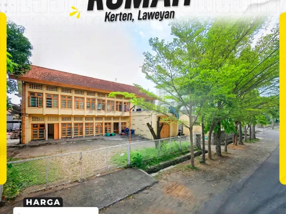 Rumah 878meter Simpangan Mobil dekat RS Panti Waluyo Kerten Laweyan Solo