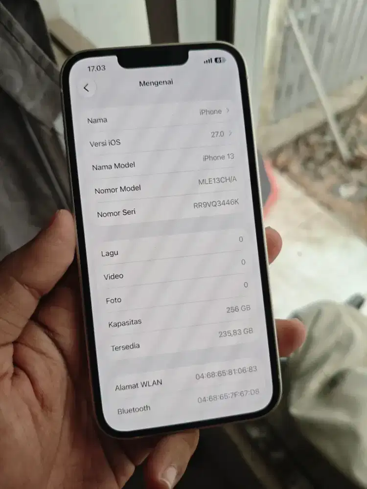 Iphone 13 256GB Putih Inter