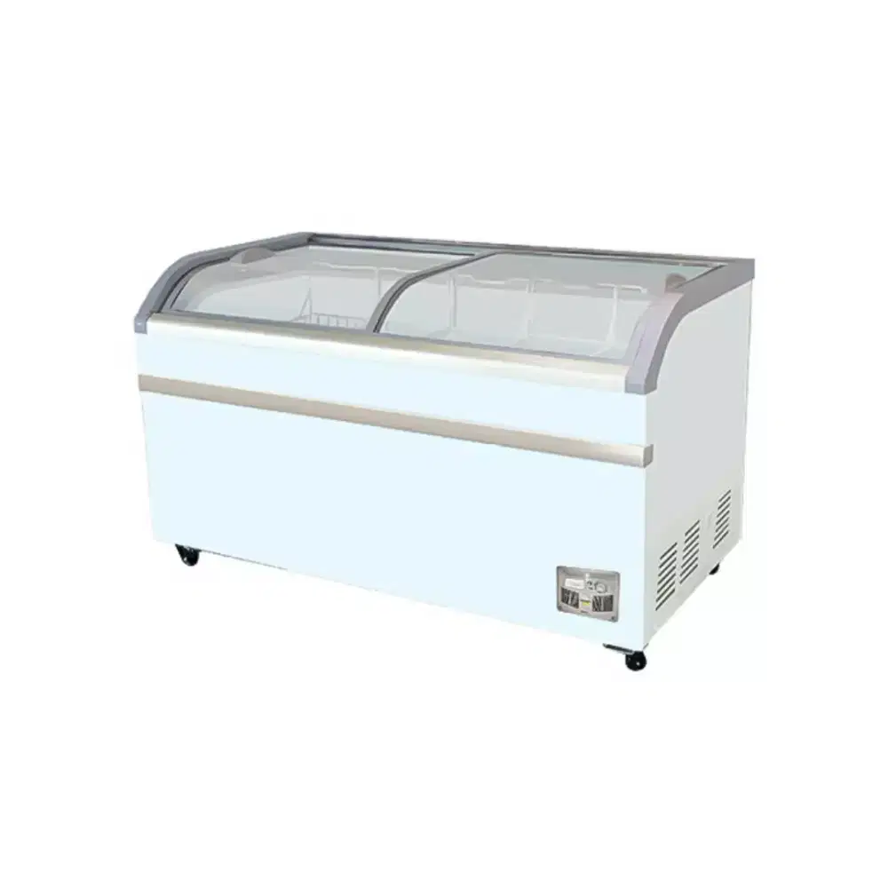 Sliding Curve glass freezer Gea