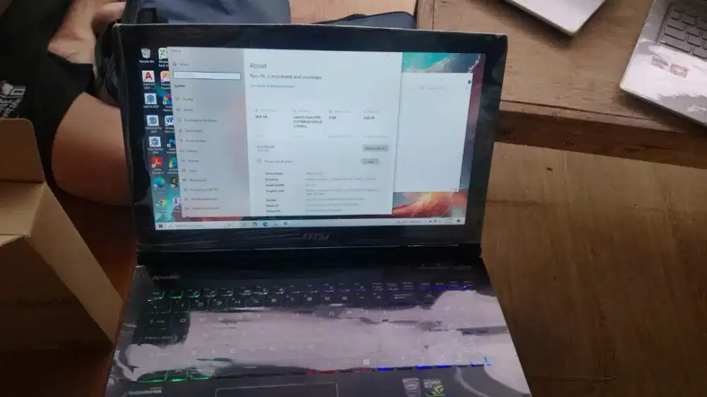 MSI GE62 Apache pro ram 16gb