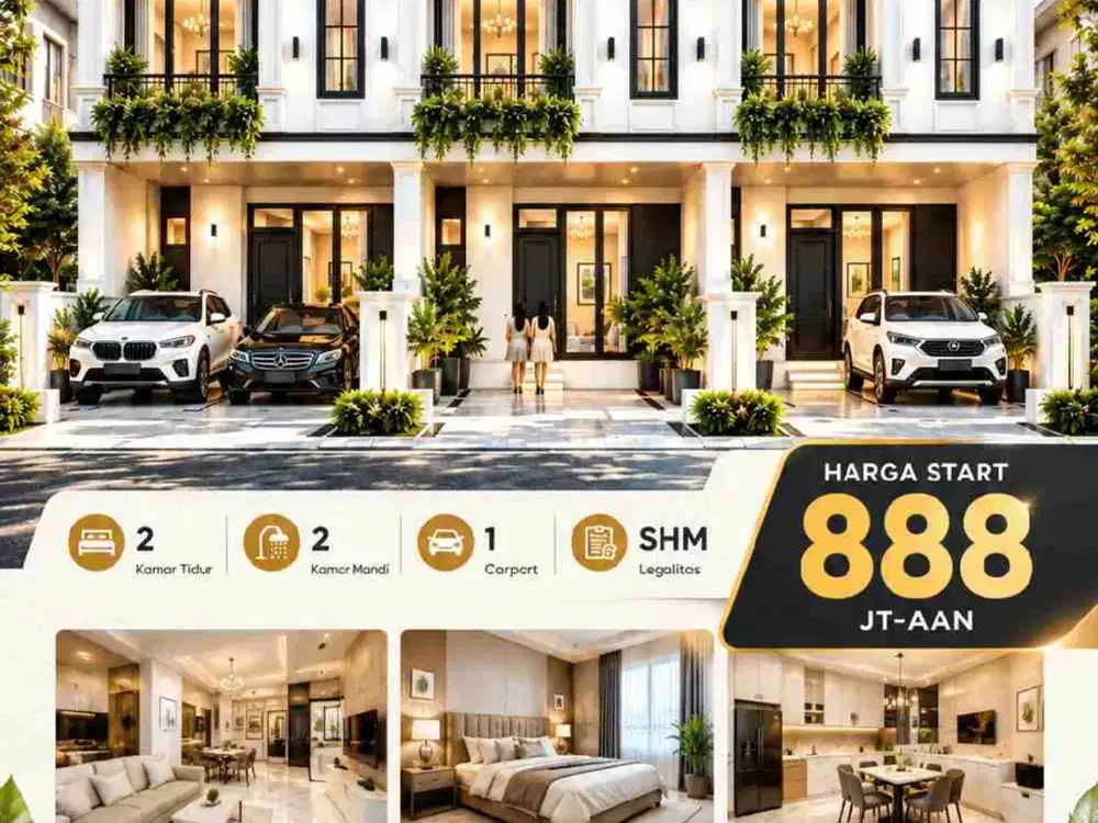Rumah 2 Lantai Lokasi Strategis Sumur Batu