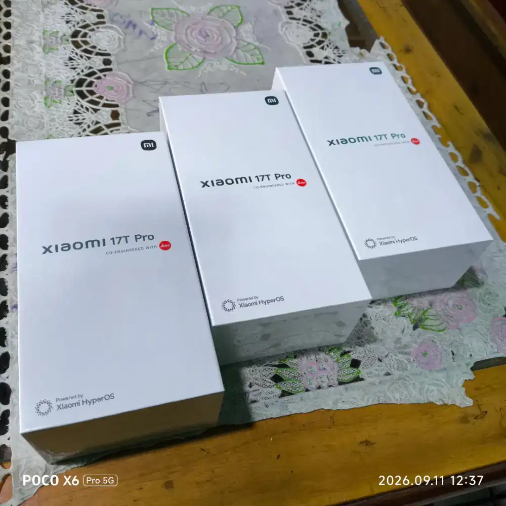 Xiaomi 17T pro 12/512 12/256 baru dan segel murah