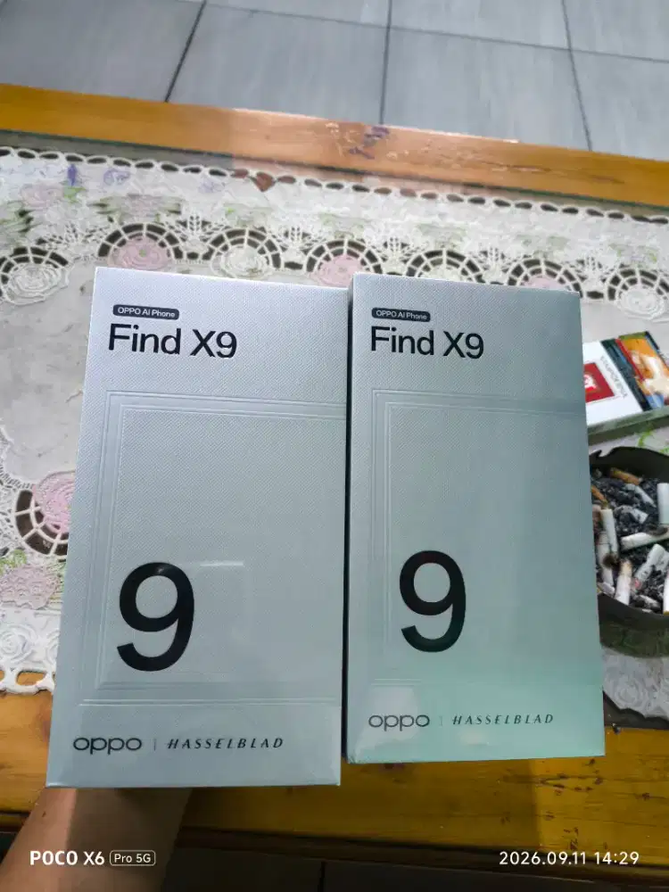 Oppo find x9 12/256 baru dan segel murah