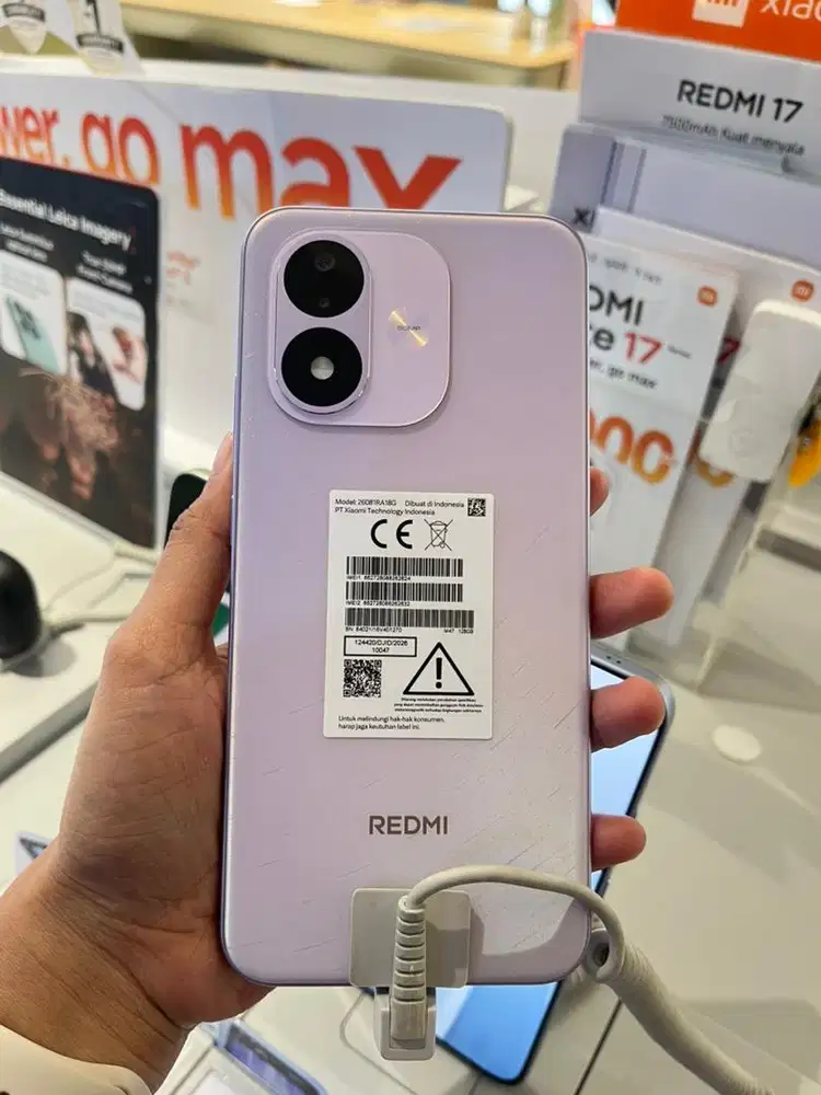 Redmi note 17 4G 6+6/128 batrai 7700mAh