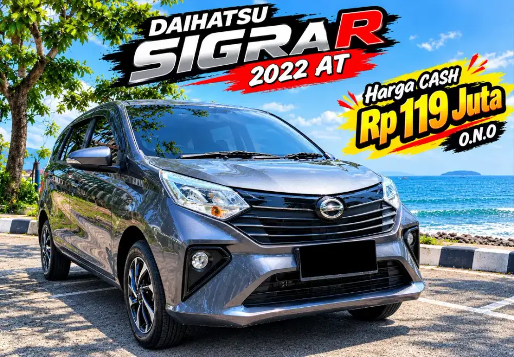 [TERMURAH CASH 119JT]DAIHATSU SIGRA R 1.2 TH 2022 MATIC KOND ISTIMEWA!