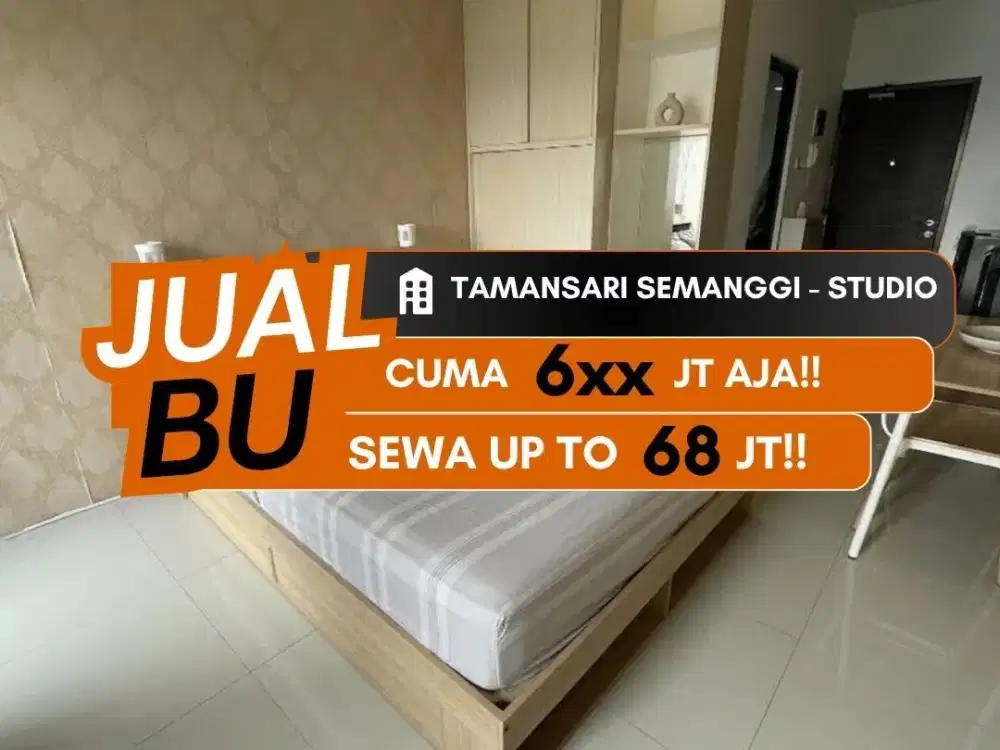 Jual Cepat Apartemen Tamansari Semanggi Studio Full Furnished Area Jakarta Selatan