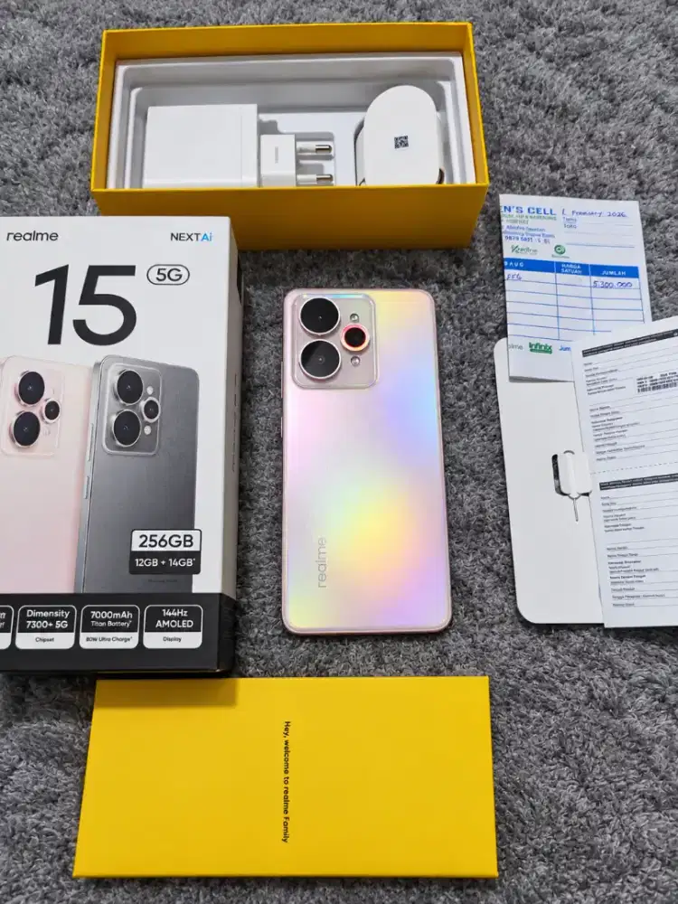 Realme 15 5G (12/256) Nominus & Fullset original