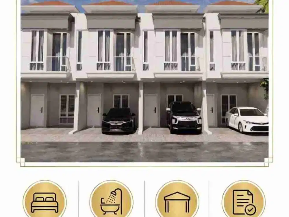 DIJUAL RUMAH BARU 2 LANTAI MINIMALIS MODERN DI ALU-ALU CIPINANG - JAKTIM