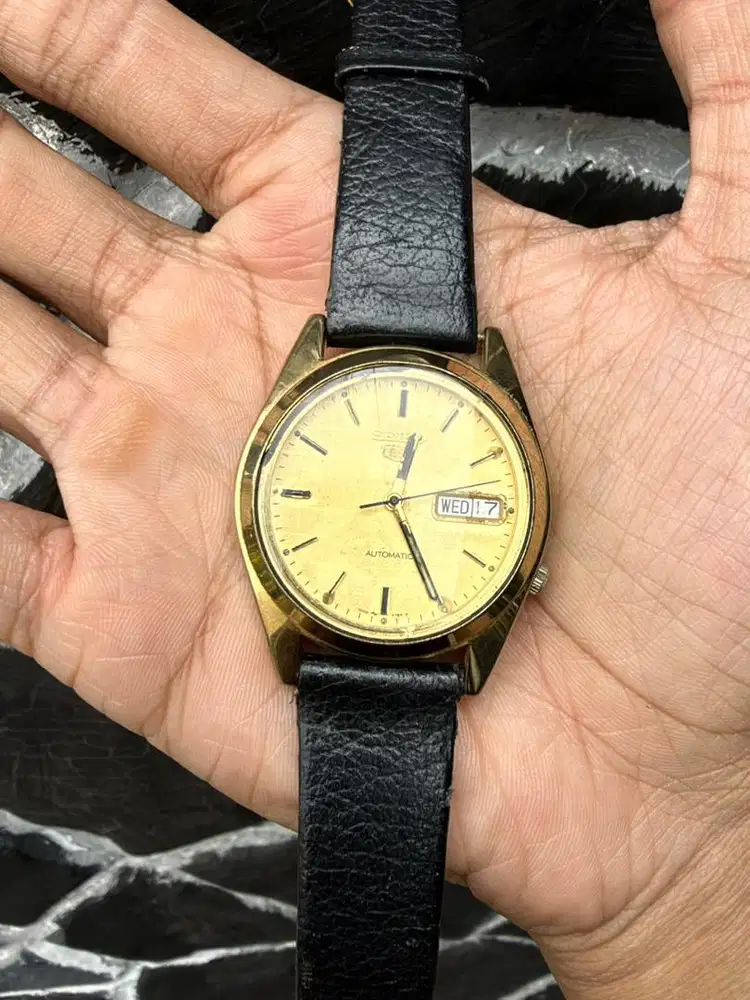 JUAL CEPAT JAM TANGAN VINTAGE SEIKO 5 AUTOMATIC