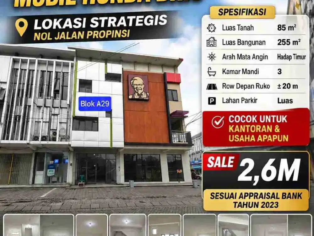 Ruko raya Gempol Pasuruan harga terjangkau