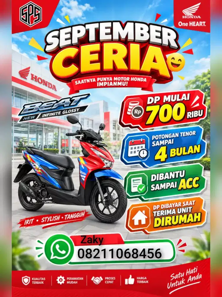 READY STOK BEAT SPORTY CBS
