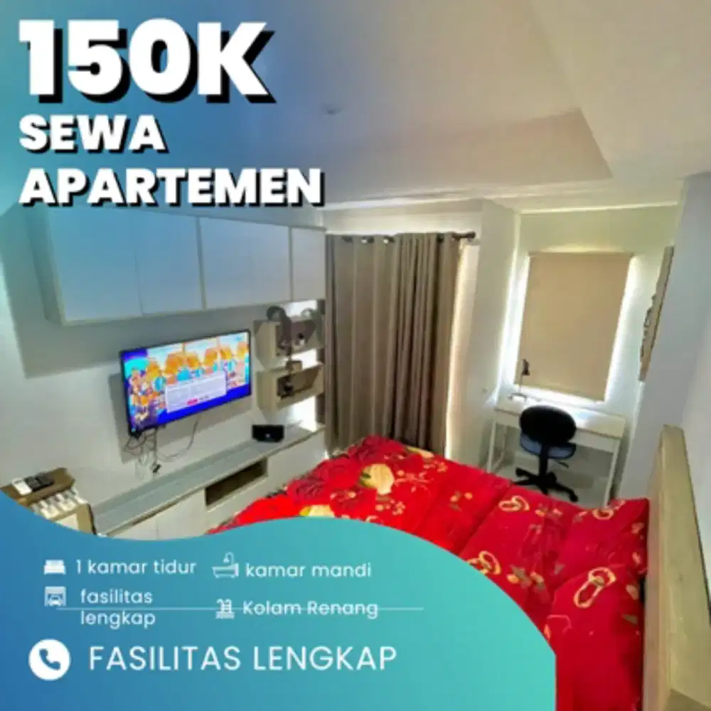 SEWA APARTEMEN HARIAN/TRANSIT URBANTOWN SERUA HARIAN/TRANSIT TERMURAH