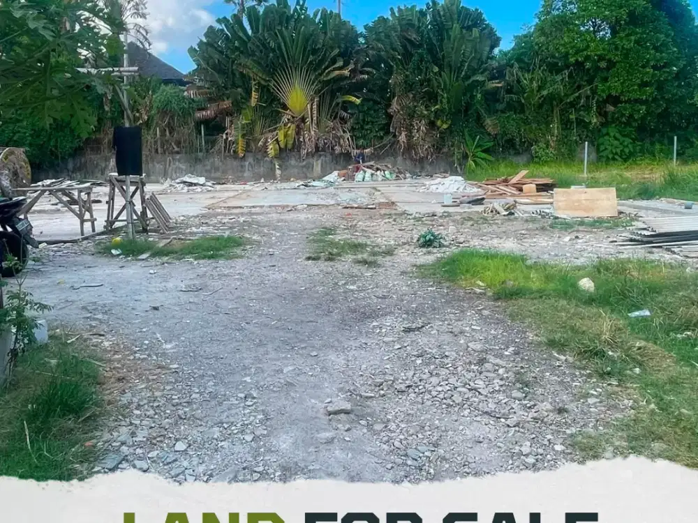 Dijual lahan kecil di kawasan elit dan mewah, lokasi premium hanya 3 menit berjalan kaki ke pantai Berawa Canggu