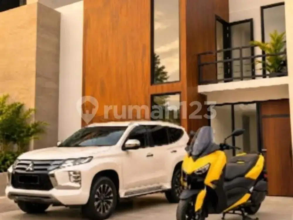 Dijual Rumah Kontemporer 2 Lantai Sisp Huni Dalam Cluster One Gate di Antapani Bandung