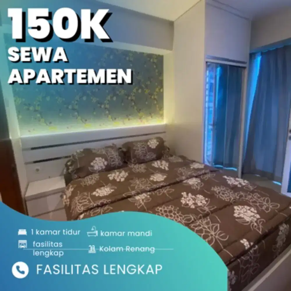 SEWA APARTEMEN HARIAN/TRANSIT TREEPARK SERPONG BSD CITY TANGERANG